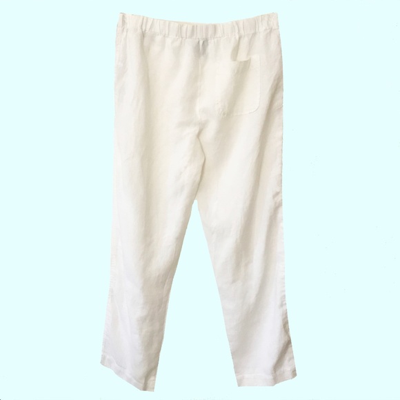 NWOT LORD & TAYLOR 100% LINEN PANTS SIZE 8 - Picture 2 of 5